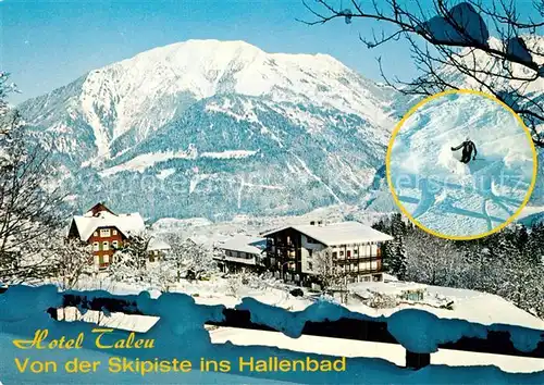 AK / Ansichtskarte Buerserberg_Vorarlberg Hotel Taleu Winter Buerserberg Vorarlberg