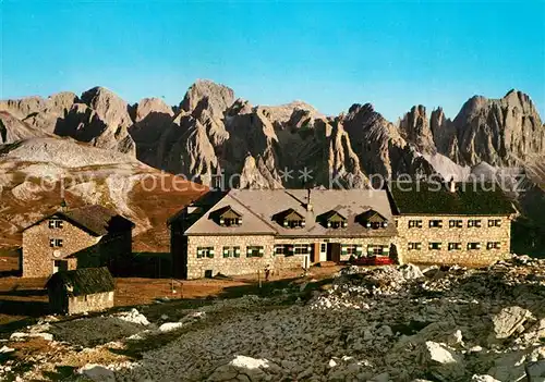 AK / Ansichtskarte Schlernhaus Panorama Schlernhaus