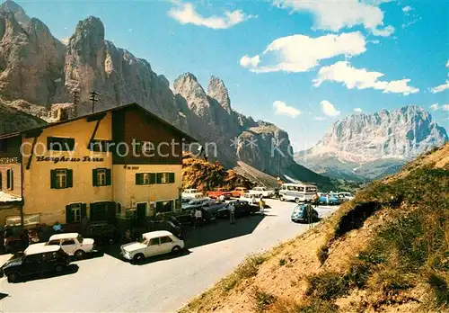 AK / Ansichtskarte Passo_Gardena_Dolomiten Rifugio Alpino Frara Passo_Gardena_Dolomiten