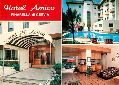 AK / Ansichtskarte Pinarella_di_Cervia Hotel Amico Pinarella_di_Cervia