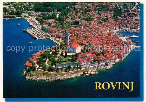 AK / Ansichtskarte Rovinj_Rovigno_Istrien Fliegeraufnahme 