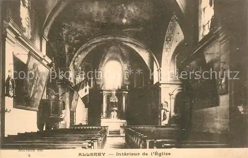 AK / Ansichtskarte Allerey sur Saone Interieur de l Eglise Allerey sur Saone