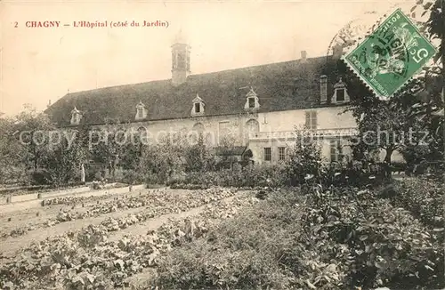 AK / Ansichtskarte Chagny_Saone et Loire Hopital cote du Jardin Chagny Saone et Loire