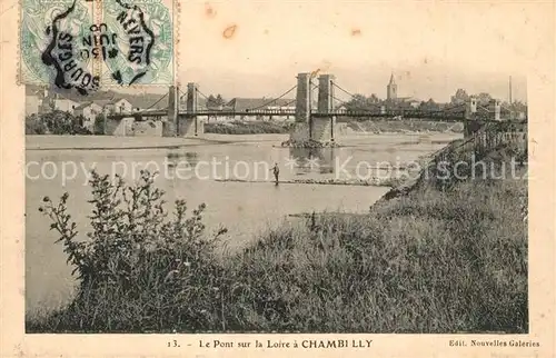 AK / Ansichtskarte Chambilly Le Pont sur la Loire Chambilly