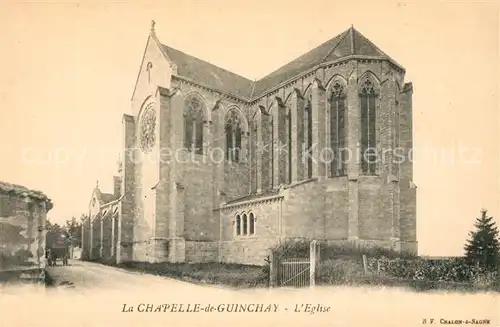 AK / Ansichtskarte La_Chapelle de Guinchay Eglise La_Chapelle de Guinchay