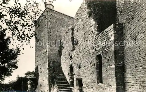 AK / Ansichtskarte Brancion Vue sur la cour interieur du Chateau Brancion