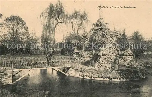 AK / Ansichtskarte Chagny_Saone et Loire Grotte du Pensionnat Chagny Saone et Loire