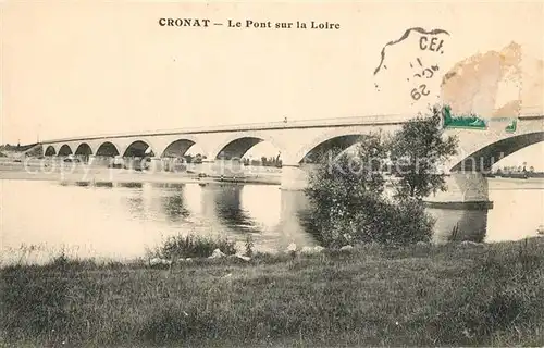 AK / Ansichtskarte Cronat Le Pont sur la Loire Cronat