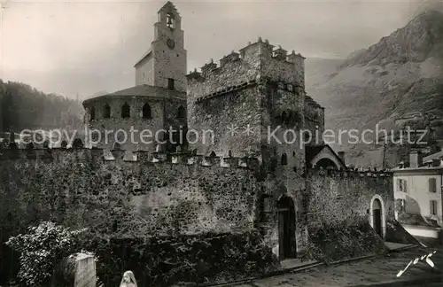 AK / Ansichtskarte Luz Saint Sauveur_Hautes_Pyrenees Eglise des Templiers Luz Saint Sauveur_Hautes