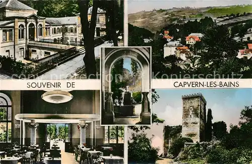 AK / Ansichtskarte Capvern_les_Bains Etablissement La Buvette Interieur du Casino Chateau de Mauvezin Capvern_les_Bains