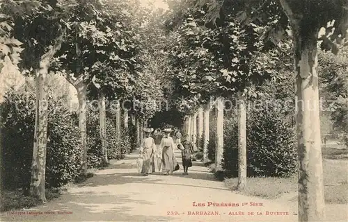 AK / Ansichtskarte Barbazan Debat Allee de la Buvette Barbazan Debat