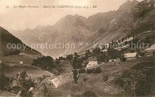 AK / Ansichtskarte Pyrenees_Region Panorama Massif du Campbieil Pyrenees Region
