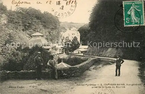 AK / Ansichtskarte Capvern_les_Bains Vue generale prise de la Route du Bouride Capvern_les_Bains