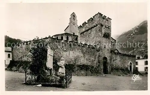 AK / Ansichtskarte Luz Saint Sauveur_Hautes_Pyrenees Eglise des Templiers Luz Saint Sauveur_Hautes