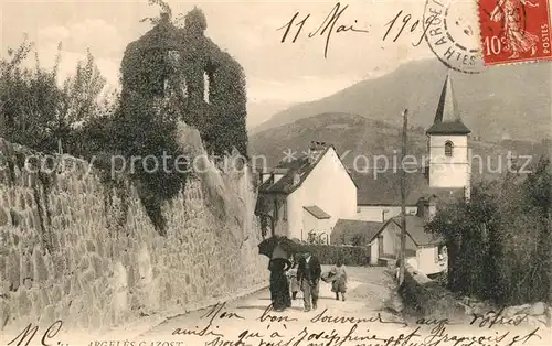 AK / Ansichtskarte Argeles Gazost Vue d ensemble et l Eglise Argeles Gazost