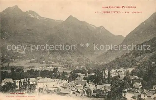 AK / Ansichtskarte Pierrefitte Nestalas Vue generale et les Pyrenees Pierrefitte Nestalas