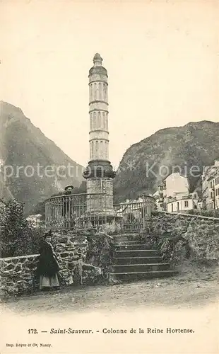 AK / Ansichtskarte Saint_Sauveur_Hautes_Pyrenees Colonne de la Reine Hortense Saint_Sauveur