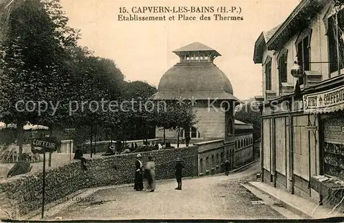 AK / Ansichtskarte Capvern_les_Bains Etablissement et Place des Thermes Capvern_les_Bains