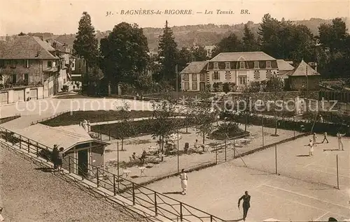 AK / Ansichtskarte Bagneres de Bigorre Tennis Bagneres de Bigorre