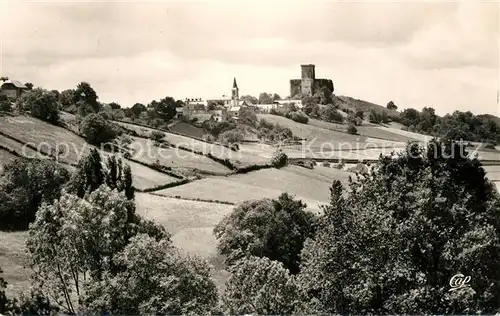 AK / Ansichtskarte Mauvezin_Hautes Pyrenees Vue panoramique et le chateau Mauvezin Hautes Pyrenees