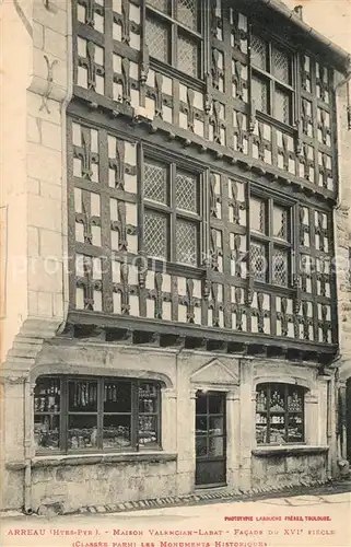 AK / Ansichtskarte Arreau Maison Valencian Labat facade du XVIe siecle Arreau