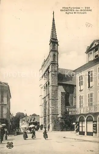 AK / Ansichtskarte Bagneres de Bigorre Eglise Saint Vincent Bagneres de Bigorre