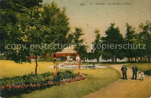 AK / Ansichtskarte Arras_Pas de Calais Le Jardin Public Arras_Pas de Calais