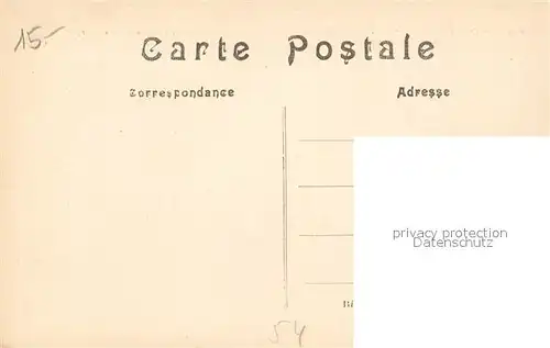 AK / Ansichtskarte Mont sur Meurthe Eglise bombard?e La Grande Guerre 1914 15 Mont sur Meurthe