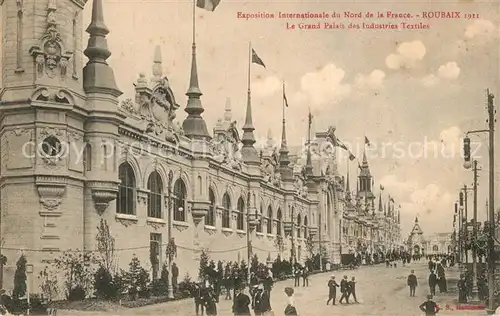 AK / Ansichtskarte Roubaix Grand Palais Industries Textiles Roubaix