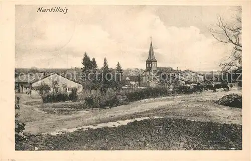 AK / Ansichtskarte Nantillois Kirche Panorama Nantillois