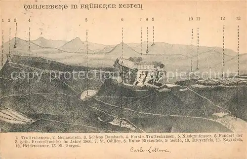 AK / Ansichtskarte Odilienberg_St Ansicht fruehere Zeiten Odilienberg_St