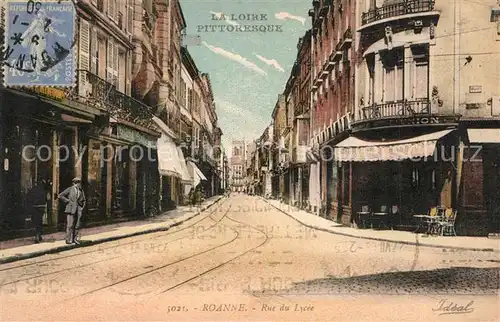 AK / Ansichtskarte Roanne_Loire Rue du Lycee Roanne Loire