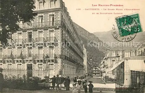 AK / Ansichtskarte Cauterets Grand Hotel d Angleterre Boulevard Latapie Cauterets