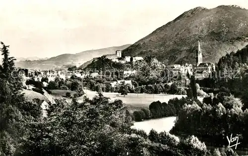 AK / Ansichtskarte Lourdes_Hautes_Pyrenees La Vallee vue prise de Vissens Lourdes_Hautes_Pyrenees