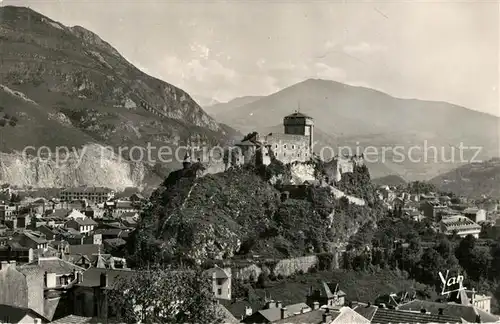 AK / Ansichtskarte Lourdes_Hautes_Pyrenees Chateau Fort et les Montagnes Lourdes_Hautes_Pyrenees