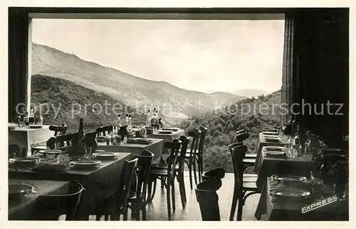 AK / Ansichtskarte La_Preste Hotel Restaurant Ribes Salle a manger vue panoramique sur la vallee La_Preste