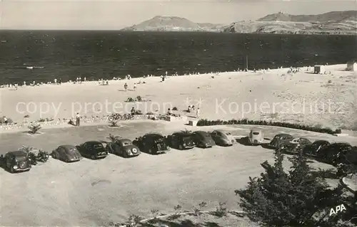 AK / Ansichtskarte Argeles sur Mer Panorama la plage au fond les Alberes vue prise de La Reserve Argeles sur Mer