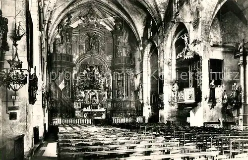 AK / Ansichtskarte Argeles sur Mer Interieur de l Eglise le choeur Argeles sur Mer