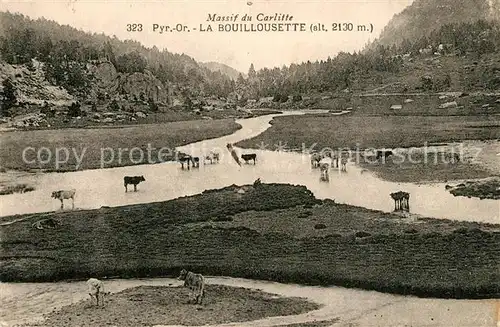 AK / Ansichtskarte La_Bouillousette Panorama Lac des vaches Massif du Carlitte Pyrenees 
