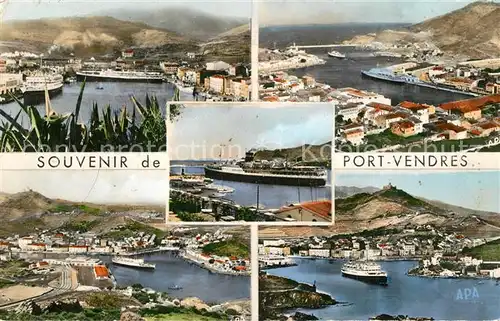 AK / Ansichtskarte Port Vendres Vues d ensemble en parcourant la Cote Vermeille Port Port Vendres