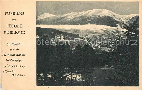 AK / Ansichtskarte Odeillo Les Pyrenees vues de l Etablissement beliotherapique 