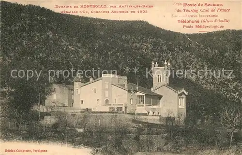 AK / Ansichtskarte Amelie les Bains Palalda Domaine de Montbollo Amelie les Bains Palalda