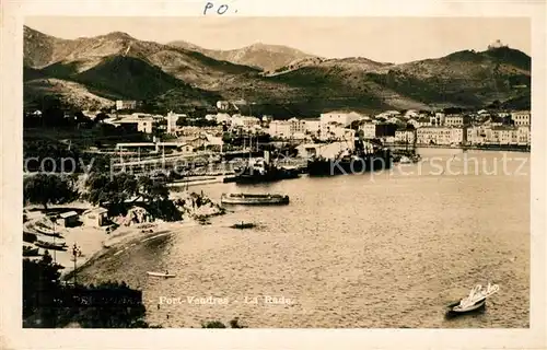 AK / Ansichtskarte Port Vendres La Rade Port Vendres
