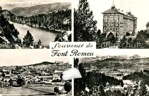 AK / Ansichtskarte Font Romeu Odeillo Via Etang Long Grand Hotel Odeillo Ermitage Font Romeu Odeillo Via