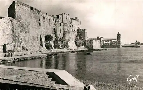 AK / Ansichtskarte Collioure Chateau des Templiers Eglise Collioure
