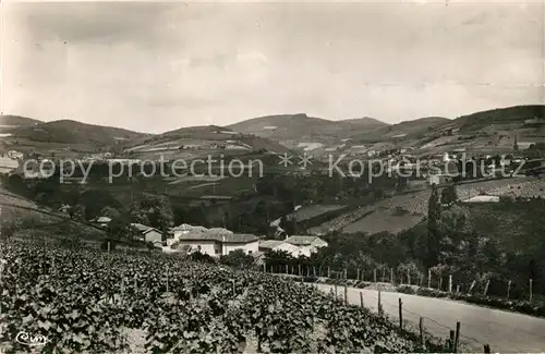 AK / Ansichtskarte Jullie Aspect du village et des coteaux vignobles Jullie
