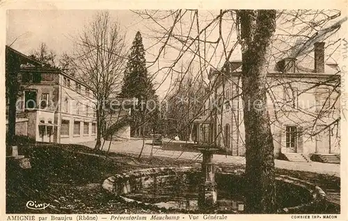 AK / Ansichtskarte Amignie_Beaujeu Preventorium Mauchamp fontaine 