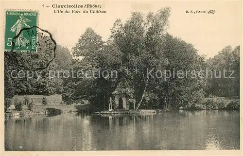 AK / Ansichtskarte Claveisolles Ile du Parc du Chateau Claveisolles