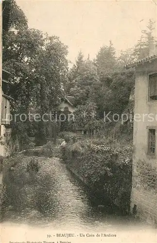 AK / Ansichtskarte Beaujeu_Rhone Un coin de l Ardiere Beaujeu Rhone