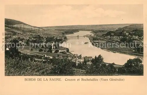 AK / Ansichtskarte Couzon au Mont d_Or et Rochetaillee vue panoramique Couzon au Mont d Or